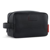 Несессер дорожный BUGATTI Clark, чёрный, воловья кожа/полиэстер, 20х10х13 см, 2, 5 л