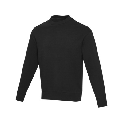 Jet унисекс Aware™ свитер с круглым вырезом из переработанных материалов - сплошной черный (размер XS)