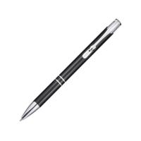 Шариковая ручка Moneta из переработанного алюминия - сплошной черный