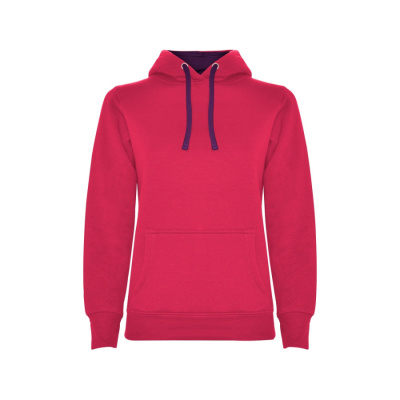 Толстовка с капюшоном Urban женская, фуксия/фиолетовый