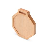 Медаль из бука Octagon, ромб