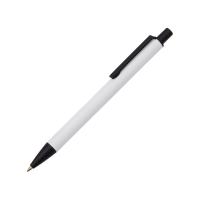 Ручка металлическая шариковая Groove M Recy, белый