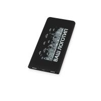 Портативное зарядное устройство с белой подсветкой логотипа Faros, soft-touch, 4000 мА·ч