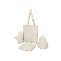 Банный набор с килтом Healing Light, мужской, белый