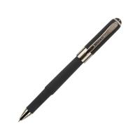 Ручка пластиковая шариковая Monaco, 0, 5мм, синие чернила, черный/вороненая сталь