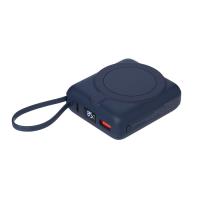 Внешний аккумулятор с подсветкой Ritter PD 10000 мА·ч с функцией беспроводной зарядки 15W, синий