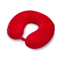 Подушка Basic из микрофибры с эффектом памяти U-shape, красный NEW