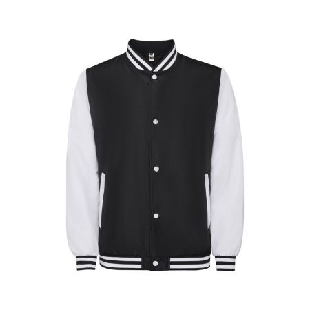 Бомбер утепленный California унисекс, черный/белый