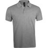 Рубашка поло мужская Prime Men 200 серый меланж, размер 5XL