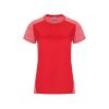 Спортивная футболка Zolder женская, красный/меланжевый красный (размер S)