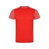 Спортивная футболка Zolder мужская, красный/меланжевый красный (размер M)