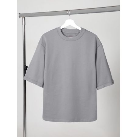 Футболка оверсайз унисекс Kosmos 2. 0, светло-серая