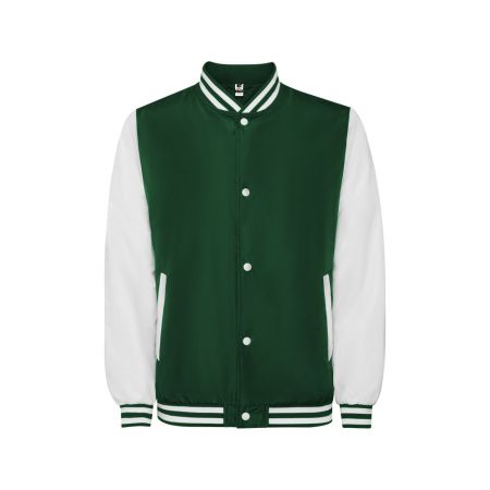 Бомбер утепленный California унисекс, бутылочный зеленый