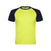 Спортивная футболка Indianapolis мужская, неоновый желтый/нэйви (размер S)