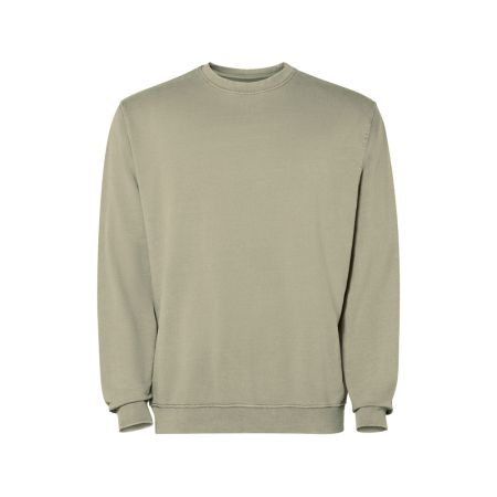 Свитшот Jaya унисекс, светлый хаки выстиранный