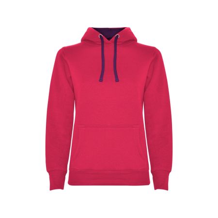 Толстовка с капюшоном Urban женская, фуксия/фиолетовый