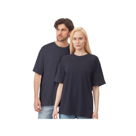 Футболка оверсайз Vienna унисекс,  темно-синий
