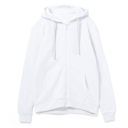 Толстовка на молнии с капюшоном Siverga 2. 0, белая