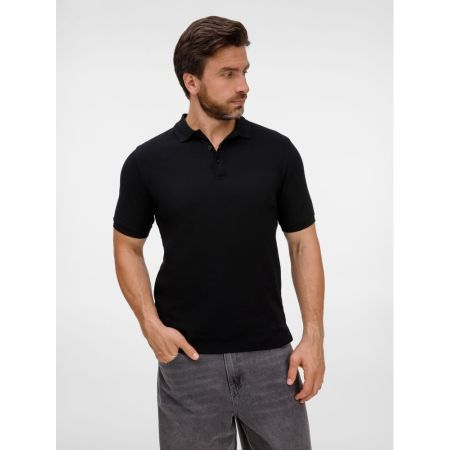 Рубашка поло унисекс Upswing, черная