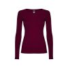 Футболка с длинным рукавом Extreme женская, гранатовый (размер M)