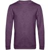 Свитшот унисекс Set In, фиолетовый меланж, размер 3XL