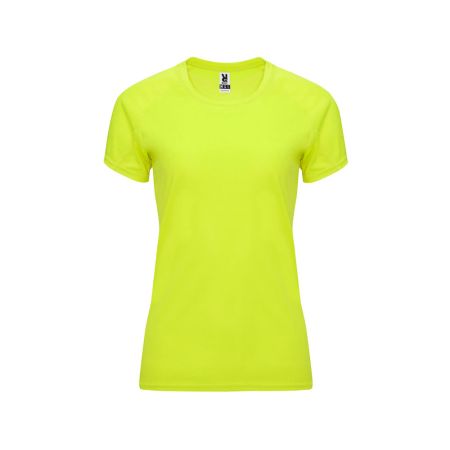 Футболка Bahrain женская, неоновый желтый