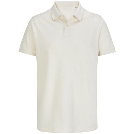 Рубашка поло унисекс Pacific, светло-бежевая (неокрашенная)