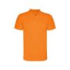 Рубашка поло Monzha мужская, неоновый оранжевый (размер S)