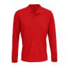 Рубашка поло с длинным рукавом Prime LSL, красная, размер 5XL