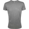 Футболка мужская приталенная Regent Fit 150 серый меланж, размер XXL