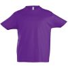 Футболка детская Imperial Kids темно-фиолетовая, на рост 142-152 см (12 лет) (размер 12 лет (142-152 см))