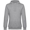 Толстовка с капюшоном унисекс King, серый меланж, размер 4XL