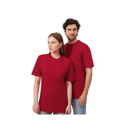 Футболка из френч терри Warsaw унисекс 220гр, красный