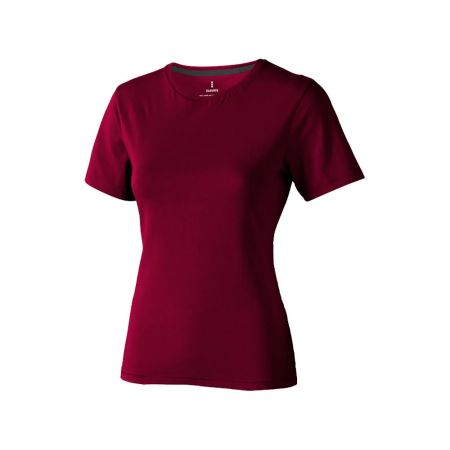 Nanaimo женская футболка с коротким рукавом, бургунди