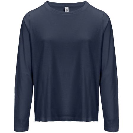 Футболка с длинным рукавом женская Monarch Women, темно-синяя (navy)