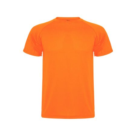 Спортивная футболка Montecarlo мужская, неоновый оранжевый