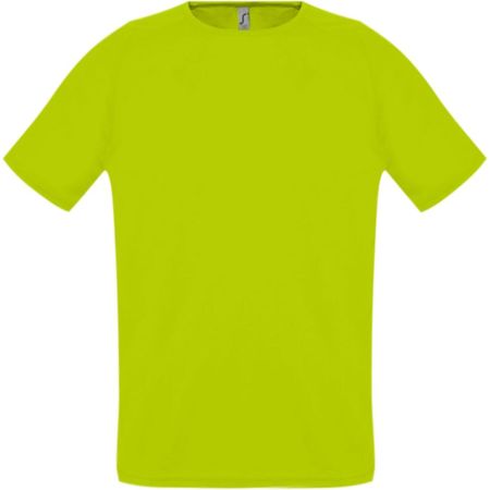 Футболка унисекс Sporty 140, зеленый неон
