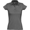 Рубашка поло женская Prescott women 170 темно-серая, размер XXL