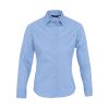 Рубашка женская с длинным рукавом Eden 140 голубая, размер XXL