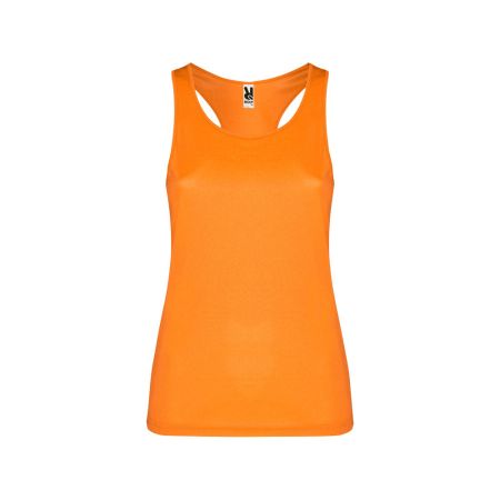 Топ спортивный Shura женский, неоновый оранжевый