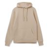 Толстовка с капюшоном унисекс Hoodie, бежевая, размер XS