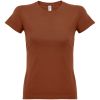 Футболка женская Imperial Women 190, коричневая (терракотовая), размер XXL