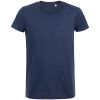 Футболка мужская приталенная Regent Fit синий меланж, размер XXL