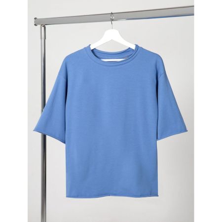 Футболка оверсайз Vozduh 2. 0, синяя