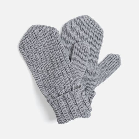 Варежки Nordkyn, светло-серый меланж