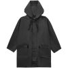 Дождевик детский RainDrop Kids, черный, 12 лет (рост 142-152) (размер 12 лет (142-152 см))