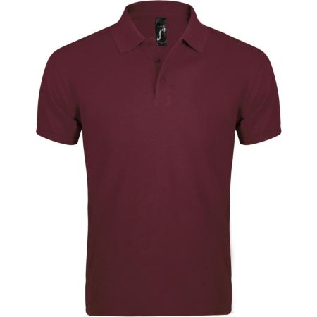 Рубашка поло мужская Prime Men 200 бордовая