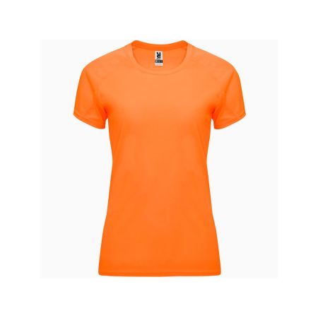 Футболка Bahrain женская, неоновый оранжевый
