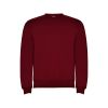 Свитшот с начесом Clasica унисекс, гранатовый (размер S)
