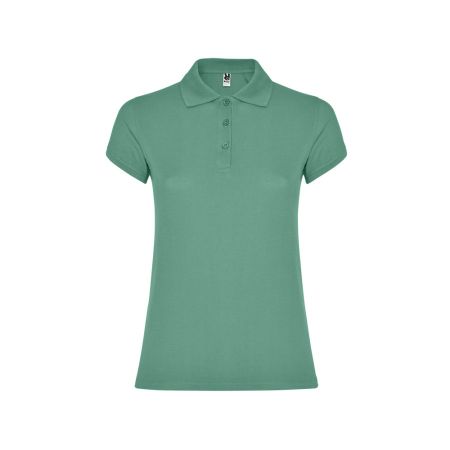 Рубашка-поло Star женская, темный ментол
